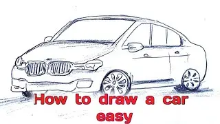 How do you draw a simple car? Car drawing tutorial step by step for beginners/@kjstudios7001