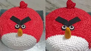 Angry Birds Cake Design Angry Birds Cake Angry Birds Birthday cake#cakeocafe#angrybirdscake