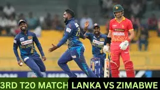 3RD T20 MATCH  LANKA VS ZIMABWE LANKA GREAT PERFARM SERIES WON #CRICKETCHAMPION856 