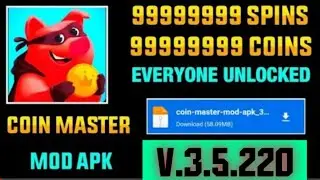 🔥Coin Master No Verification Mod Apk V.3.5.220 | Coin Master Free Coin & spin | 100% Working ||