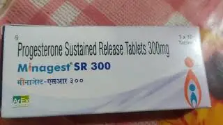 Minagest SR 300 Tablet// HRT// Irregular period// To conceive pregnancy