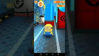 despicable me minnon rush running game gameplay#1 gru's lab and vector battle