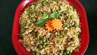 Green Peas Pulao With Left Over Rice || Instant peas pulao || Matar Pulao