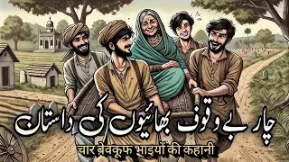 ये 4 भाई हैं या कॉमेडी का खजाना 🤪💥 4 Bewakoof Bhaiyon Ki Hasin Kahani | moral story | #moralstory