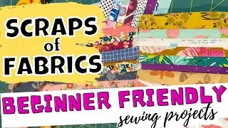 SEWING WITH YOUR LEFTOVER FABRIC, HOW TO SEW TINY STRIPS OF FABRIC, SCRAPPY FABRIC PIN CUSHION #SEW