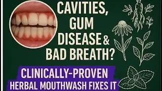 🦷🌿DIY Herbal Mouthwash for Cavities & Gum Health | Licorice, Clove, Green Tea Recipe