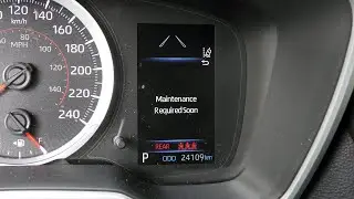 Toyota Corolla (2019-2025): How To Reset Maintenance Required Indicator?