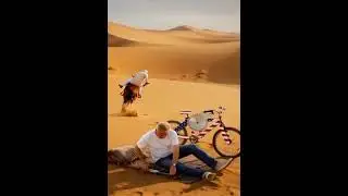The Great Escape: Modi, Trump, and a Flying Saw Cycle!#Modi #Trump #FunnyVideo