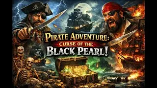 A sea adventure story with pirates🌊⚔🗡