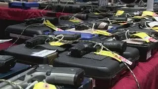 Greenville gun show attracts many first time buyers