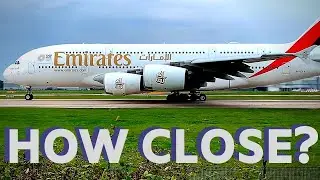 Emirates A380 Super Smooth Spool Up! | Up Close & Personal!
