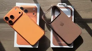 Распаковка iPhone 17 Pro Max (Cosmic Orange) + знакомство с чехлом Sienna TechWoven