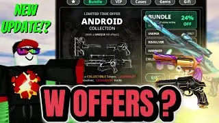 Trading the NEW ANDROID BUNDLE in MVSD!? | Roblox Murderers Vs Sheriffs Duels