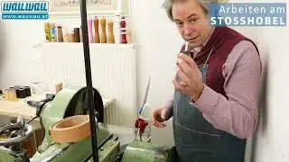 Arbeiten am Stosshobel: Riemen wechseln!