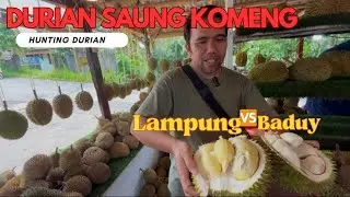 Durian Baduy Vs Lampung Sumatera... Enak Mana ya?? Harga Spesial Ultah Durian Saung Komeng🥳🤩