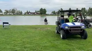 Snowmobile Watercross, Flat Rock Inn,. Water rescue.