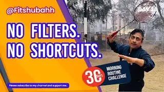 Morning Routine challenge |Day 28| Badminton | Morning walk | #ytshorts  #fitness #minivlog  #mini