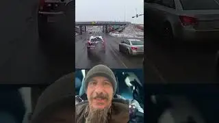 SUV taking left exit, right exit was blocked #car #suv #subscribe #educational #education