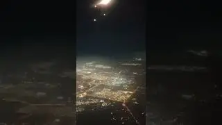Islamabad at Night | Aerial View from Airplane Window #WindowSeat#NightFlight#PlaneView#Flying