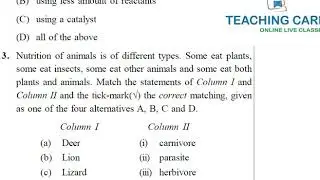 Online Classes Free Study Material: Video Test 10th Science for NTSE, Olympiad, JEE- NEET Foundation