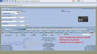 RapidPeer Torrent Seedbox Demo