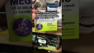 Megabiotic - supliment cu tulpini de bacterii benefice #samdistribution