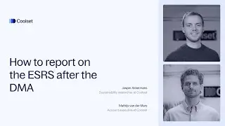 How to report on the ESRS after the double materiality assessment  - Full length webinar [45 min]