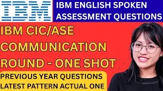 IBM English Spoken Language Assessment | Test Pattern | IBM SVAR Assessment | IBM CIC Hiring 2026