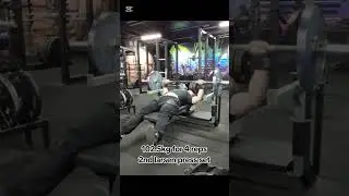102.5kg larsen press for 4 reps. #fitness #fitnessmotivation #gym
