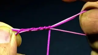 Простой и прочный способ связать две рыболовные лески