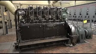 Dieselmotoren im Werk Magletsch