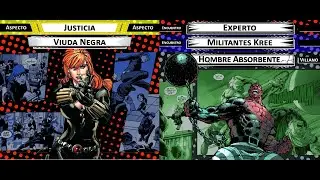 Viuda Negra Agente de SHIELD vs Hombre Absorbente & Militantes Kree [Marvel Champions]