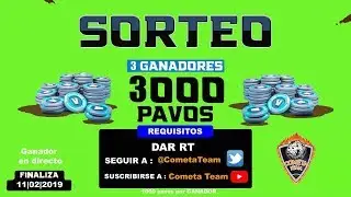 SORTEO DE 3000 PAVOS EN DIRECTO!! PRACTICANDO CUSTOMS PARA WL! COMETA SPARKIE