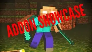 HEROBRINE VS NOTCH IN MCPE!!(ADDON SHOWCASE)