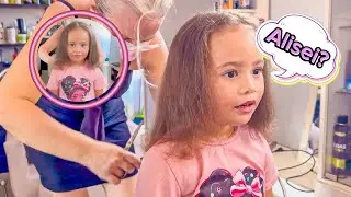REALIZEI O SONHO DA IZADORA DE ALISAR O CABELO! Será que ela gostou? 
