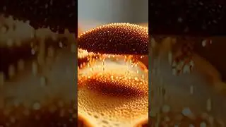 Slow-motion spread on toast 🥄 Smooth, glossy ASMR #FoodASMR #Satisfying #Shorts #Asmr