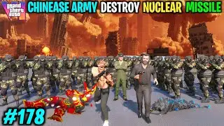 CHINEASE ARMY MOST DANGEROUS ATTACK ON MICHAEL SECURITY| GTA V GAMEPLAY #178