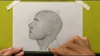 Guess Who I&rsquo;m Drawing | Realistic K-Pop Fanart Timelapse | BTS Member