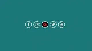 How To Create Social Media Buttons Html and Css