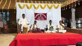 ಗಾನ ವೈಭವ Yakshagana Gana vaibhava by Marpalli varun upadhyay & Team at Nellitheertha Temple Part-1