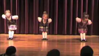 Primary highland dancing, 4 year old doing pas de basques and pas de basques and hicuts