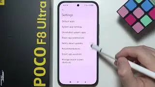 Poco F8 Ultra: Как отключить уведомления об обновлении приложений