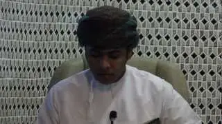 المنشد و المقرئ حمود بن محمد الشيدي.