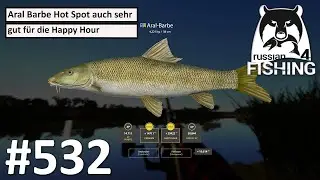 Aral Barbe in guter Frequenz und perfekt f&uuml;r Happy Hour | Russian Fishing 4 #532 | Deutsch | UwF