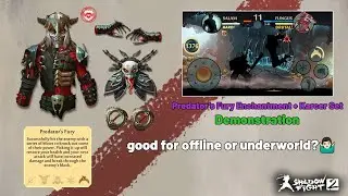 Shadow Fight 2 - Predator's Fury Enchantment | Full Karcer Set | The Least Useful Enchantment
