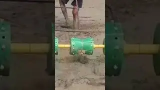 Using of farmers drum seeder