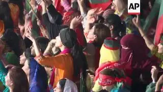 Pakistan opposition rally ahead of PM election