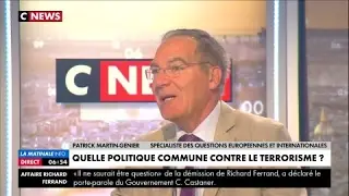 L'Europe fait face au terrorisme : les explications de Patrick Martin Genier