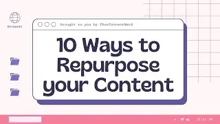 10 Ways to Repurpose your YouTube Video