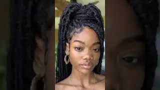 More Faux Locs Hairstyles ✨#shorts